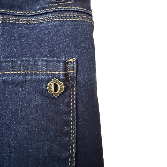 Democracy - “Ab”solution Dark Wash Skinny Jeans - Stretch Denim - Size 16 - Picture 3 of 8